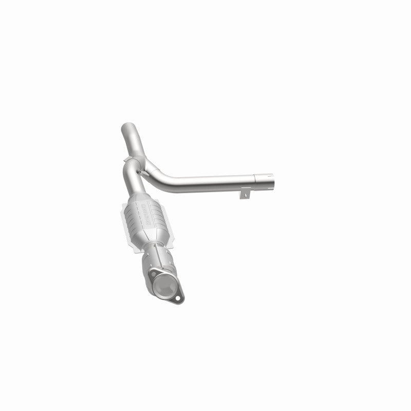 MagnaFlow 93448 hm grade direct-fit catalytic converter, opposite side view of the turntable spin