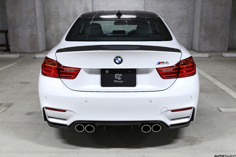 3D DESIGN F8X M3 / M4 CARBON FIBER REAR DIFFUSER - TYPE 2 - autotalent