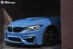 3D DESIGN F8X M3 / M4 CARBON FIBER FRONT LIP SPOILER - autotalent
