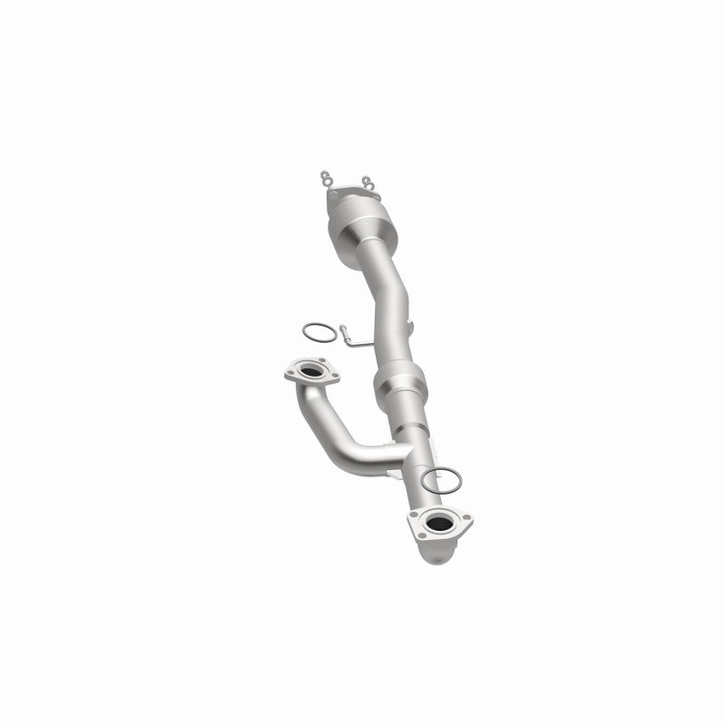 MagnaFlow 52027 oem grade direct-fit catalytic converter, opposite side view of the turntable spin