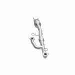 MagnaFlow 52027 oem grade direct-fit catalytic converter, opposite side view of the turntable spin