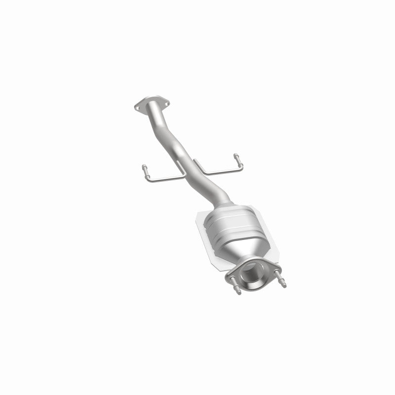 MagnaFlow 441672 carb direct-fit catalytic converter, opposite side view of the turntable spin