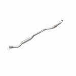 MagnaFlow 52217 oem grade direct-fit catalytic converter, rear view of the turntable spin