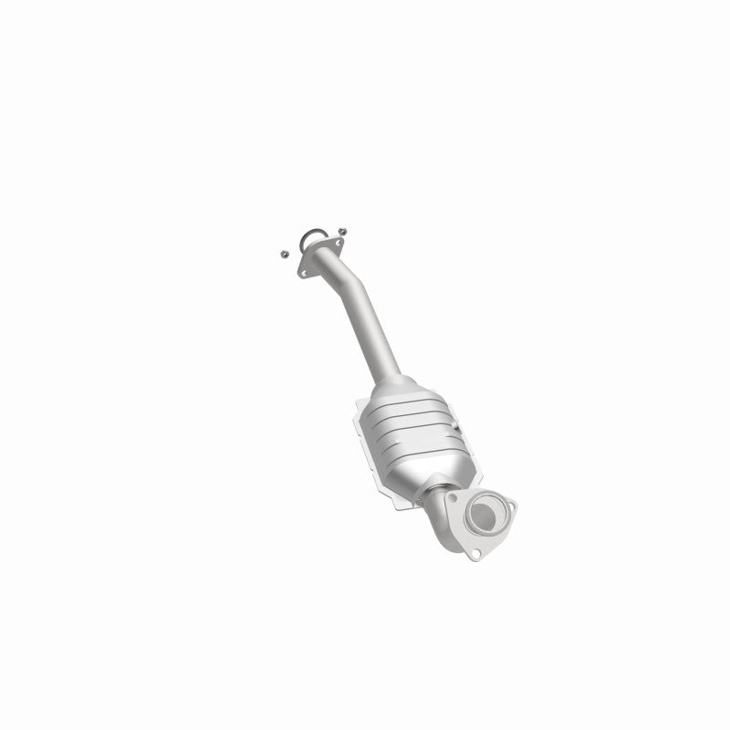 MagnaFlow 24481 hm grade direct-fit catalytic converter, opposite side view of the turntable spin