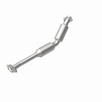 MagnaFlow 5411011 carb direct-fit catalytic converter, rear view of the turntable spin