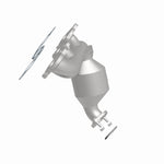 MagnaFlow 49837 oem grade manifold converter, side view of the turntable spin