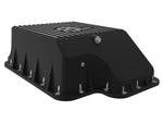 aFe Transmission Pan (Black); Ford Diesel Trucks 03-10 V8-6.0/6.4L (td)