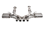 Corsa 23-25 Chevrolet Corvette C8 Z06 3in Valved Cat-Back Exhaust Muffler System (ReUses Stock Tips)