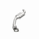 MagnaFlow 25207 hm grade direct-fit catalytic converter, opposite side view of the turntable spin