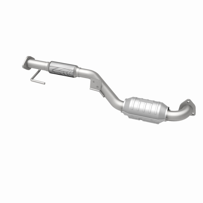 MagnaFlow 24429 hm grade direct-fit catalytic converter, opposite rear three-quarter view of the turntable spin