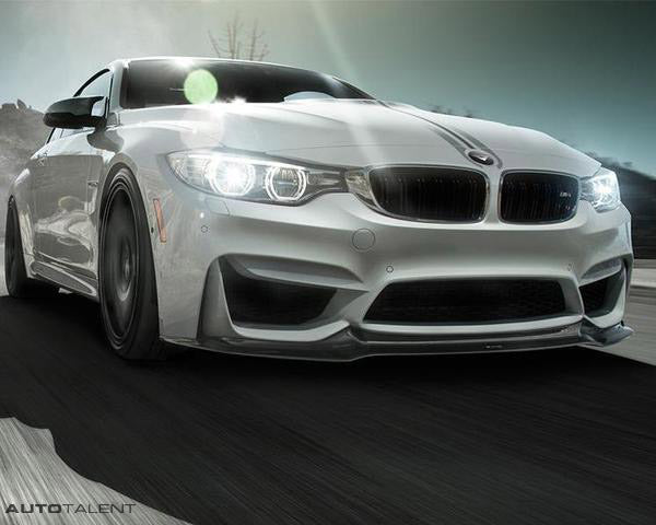 Vorsteiner VRS GTS Aero Front Spoiler Carbon Fiber PP 1x1 Glossy BMW F80 M3 | F82 M4 VRS/EVO Program - autotalent