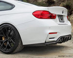Vorsteiner VRS GTS Aero Rear Diffuser Carbon Fiber PP 1x1 Glossy BMW F8X M4 VRS/EVO Program - autotalent