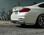 Vorsteiner VRS GTS Aero Rear Diffuser Carbon Fiber PP 1x1 Glossy BMW F8X M4 VRS/EVO Program - autotalent