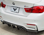 Vorsteiner VRS GTS Aero Rear Diffuser Carbon Fiber PP 1x1 Glossy BMW F8X M4 VRS/EVO Program - autotalent
