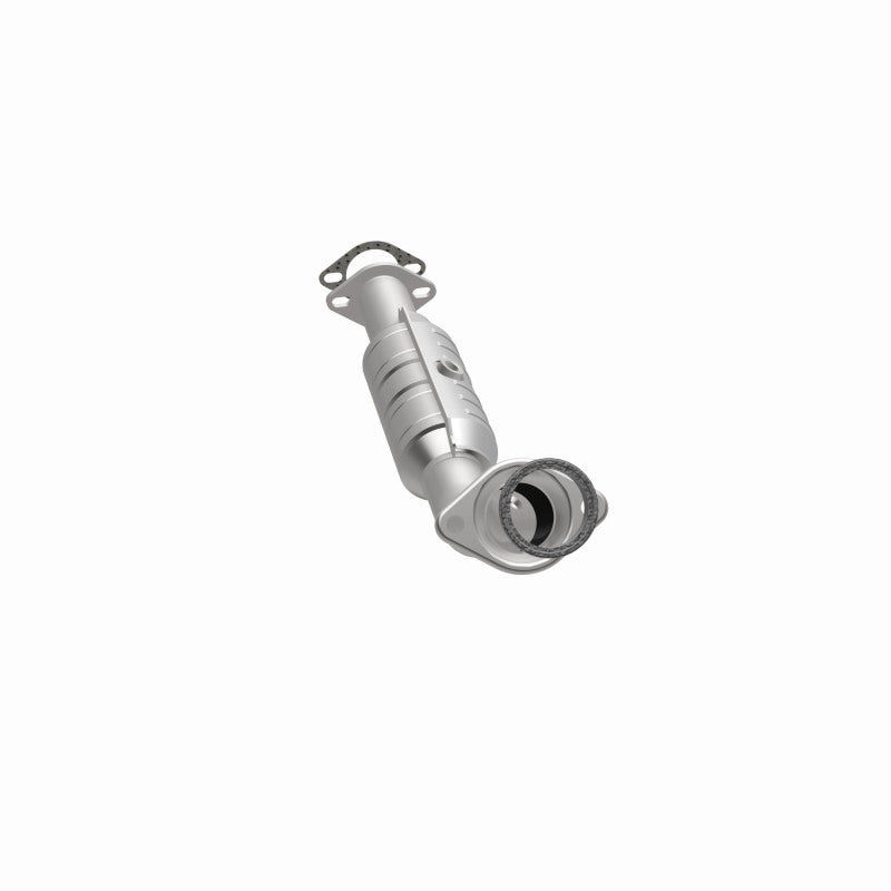MagnaFlow 24085 hm grade direct-fit catalytic converter, opposite side view of the turntable spin