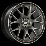 BBS CH-RII 21x10.5 5x120 ET35 Satin Platinum Center Black Lip SS Rim Prot Wheel -82mm PFS/Clip Req