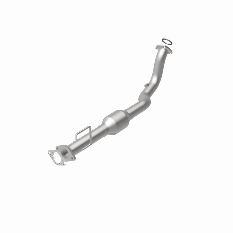 MagnaFlow 93161 hm grade direct-fit catalytic converter, rear view of the turntable spin