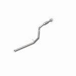 MagnaFlow 4551948 carb direct-fit catalytic converter, rear view of the turntable spin