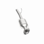 MagnaFlow 49419 oem grade direct-fit catalytic converter, opposite side view of the turntable spin