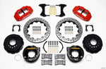 Wilwood Narrow Superlite 4R Rear P-Brk Kit 12.88in Drilled Red Chevy 12 Bolt-Spec 3.15in Bearing