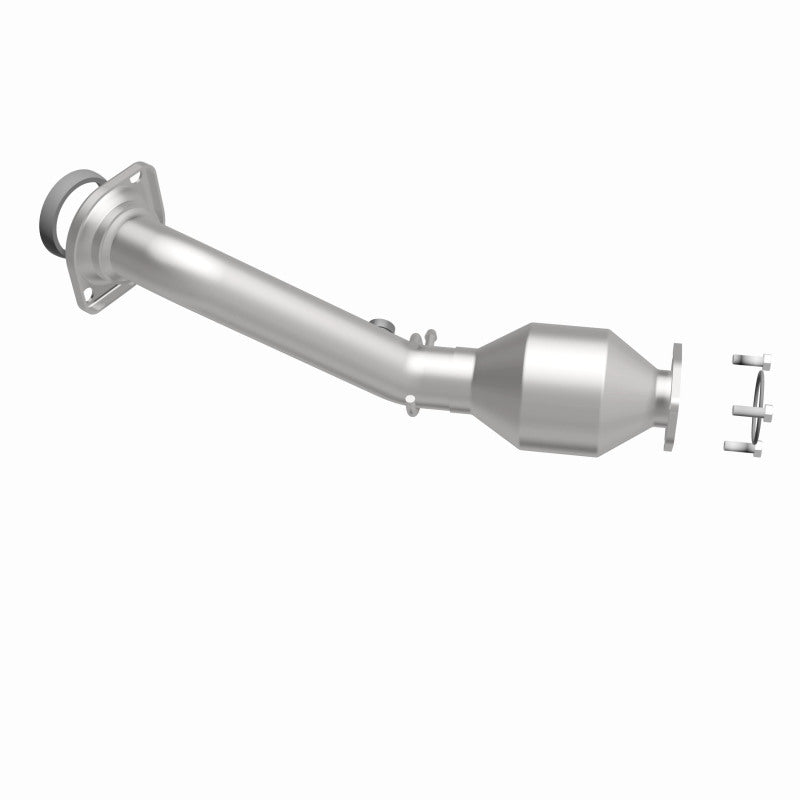 MagnaFlow 52031 oem grade direct-fit catalytic converter, side view of the turntable spin