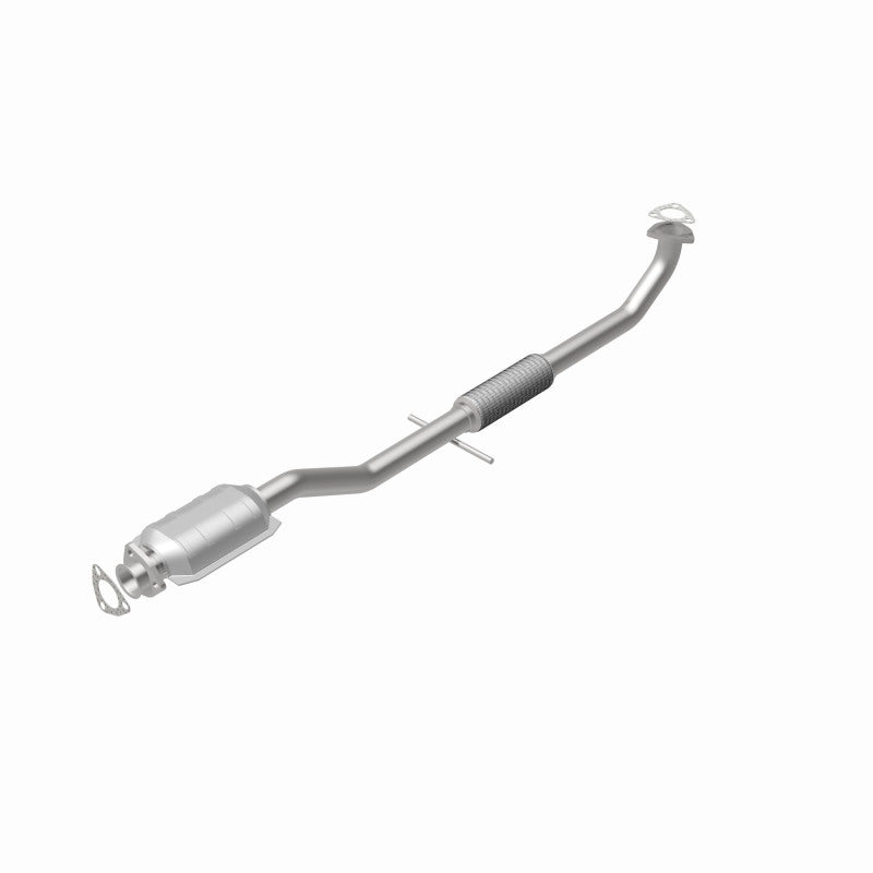 MagnaFlow 23449 epa direct-fit catalytic converter, rear view of the turntable spin