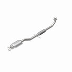 MagnaFlow 23449 epa direct-fit catalytic converter, rear view of the turntable spin