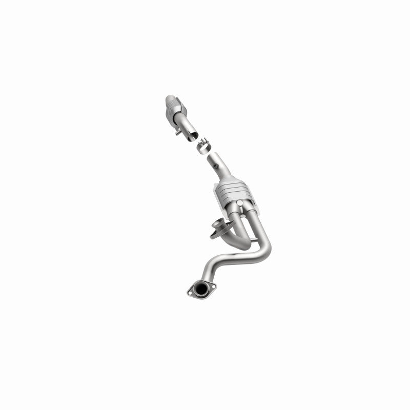 MagnaFlow 93381 hm grade direct-fit catalytic converter, opposite side view of the turntable spin