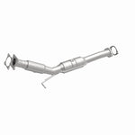 MagnaFlow 24229 hm grade direct-fit catalytic converter, front three-quarter view of the turntable spin