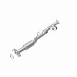 MagnaFlow 52699 oem grade direct-fit catalytic converter, rear view of the turntable spin