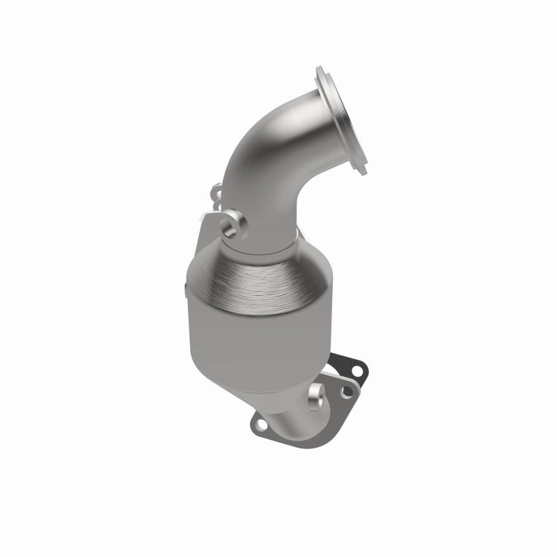 MagnaFlow 5561837 carb direct-fit catalytic converter, opposite side view of the turntable spin