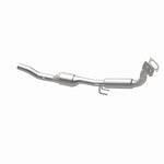 MagnaFlow 23710 hm grade manifold converter, opposite rear three-quarter view of the turntable spin