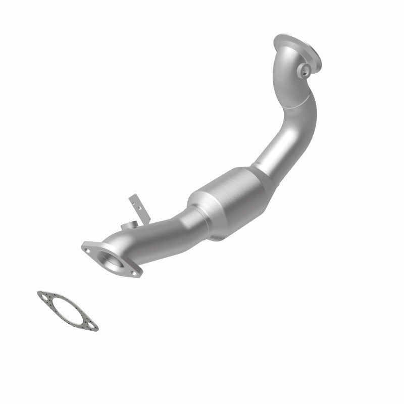 MagnaFlow 49766 oem grade direct-fit catalytic converter, rear view of the turntable spin