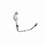 MagnaFlow 49898 oem grade direct-fit catalytic converter, opposite side view of the turntable spin