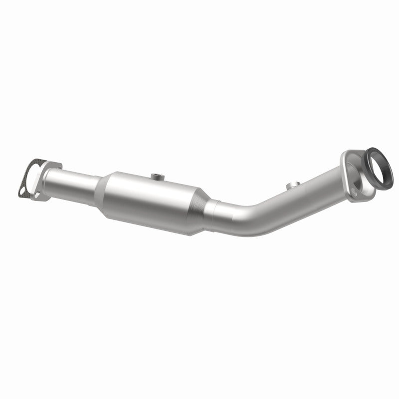 MagnaFlow 24085 hm grade direct-fit catalytic converter, opposite rear three-quarter view of the turntable spin