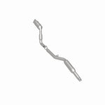 MagnaFlow 52132 oem grade direct-fit catalytic converter, rear three-quarter view of the turntable spin