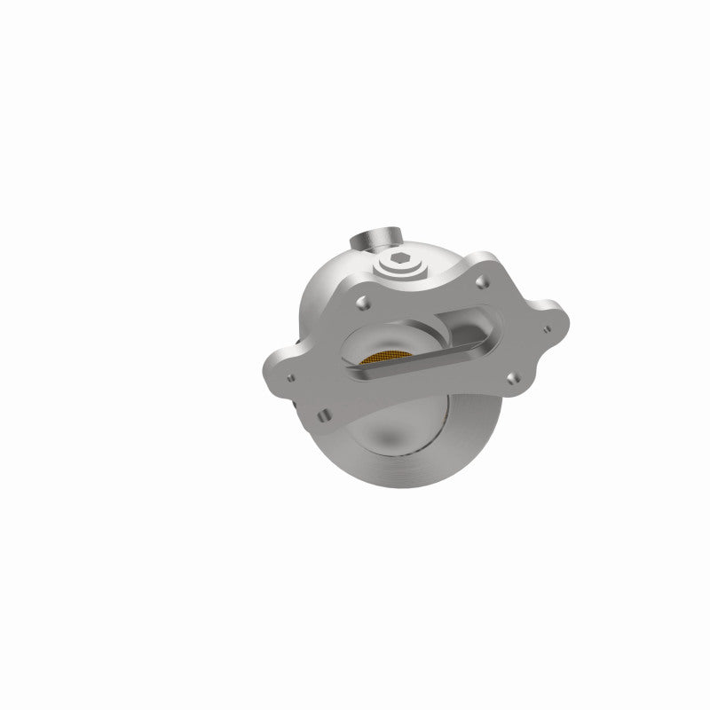 Flange face end-on