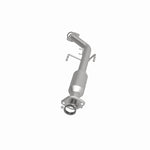 MagnaFlow 49932 oem grade direct-fit catalytic converter, side view of the turntable spin