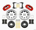 Wilwood Narrow Superlite 4R Front Kit 12.19in Drilled Red 87-89 Jeep YJ