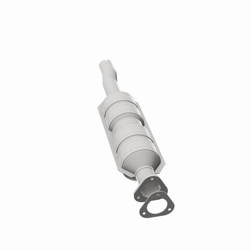 MagnaFlow 55320 hm grade direct-fit catalytic converter, opposite side view of the turntable spin