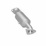 MagnaFlow 5461261 carb direct-fit catalytic converter, rear three-quarter view of the turntable spin