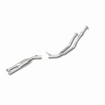 MagnaFlow 23817 epa direct-fit catalytic converter, rear view of the turntable spin