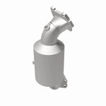 MagnaFlow 52227 oem grade manifold converter, rear view of the turntable spin
