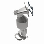 MagnaFlow 5531441 carb manifold converter, opposite side view of the turntable spin