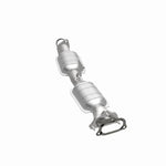 MagnaFlow 93104 hm grade direct-fit catalytic converter, opposite side view of the turntable spin