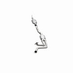 MagnaFlow 93190 hm grade direct-fit catalytic converter, opposite side view of the turntable spin