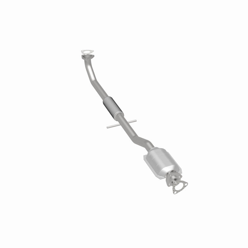 MagnaFlow 23449 epa direct-fit catalytic converter, rear three-quarter view of the turntable spin