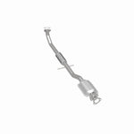 MagnaFlow 23449 epa direct-fit catalytic converter, rear three-quarter view of the turntable spin
