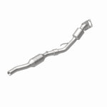 MagnaFlow 49916 oem grade direct-fit catalytic converter, rear view of the turntable spin