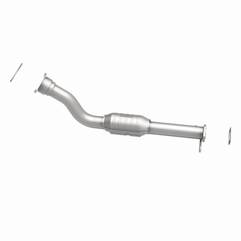 MagnaFlow 93177 hm grade direct-fit catalytic converter, side view of the turntable spin